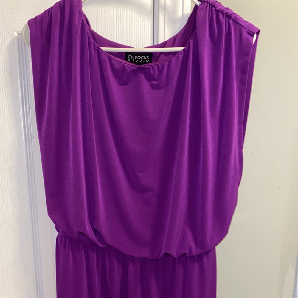 Purple Casual Dress
